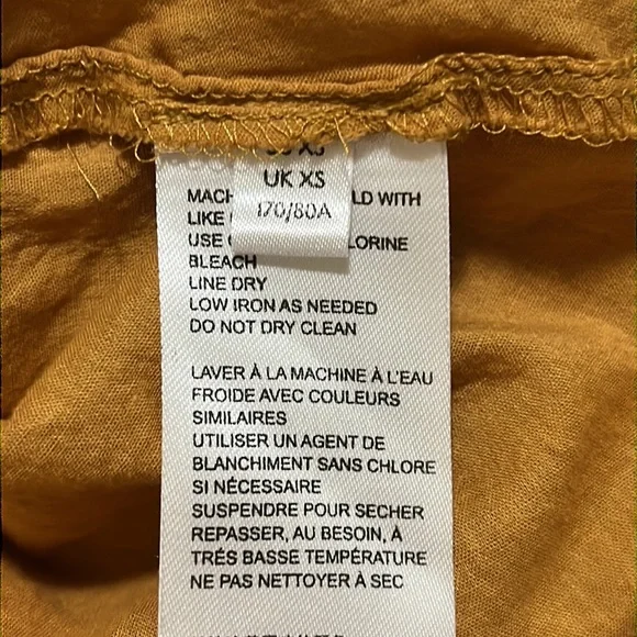 Urban Outfitters Hanna Rayon Tiered Scallop Babydoll Mini Dress Size XS - Picture 9 of 10